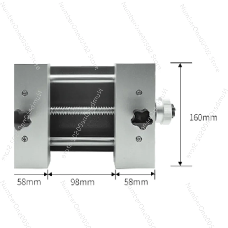 Fixture Worktable For Laser Marking Cutting Engraving Machine Gold Silver Metal Ceramics Clamp Table Thin Foil Holder 25x13CM