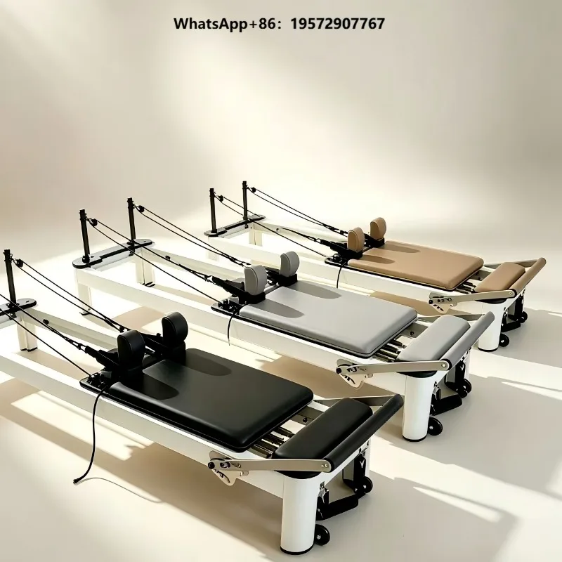 Gym Standard High End Quality Portable Commercial Bed White Professional Matte Reformer Pilates Machine