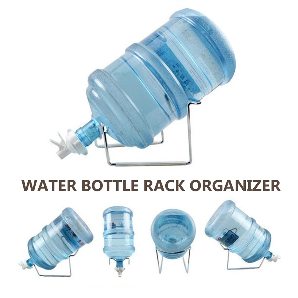 

Water Bucket Stand Lightweight Rust-Proof Non-Slip Portable Water Jug Holder For Outdoor Camping Travel Home Office Use