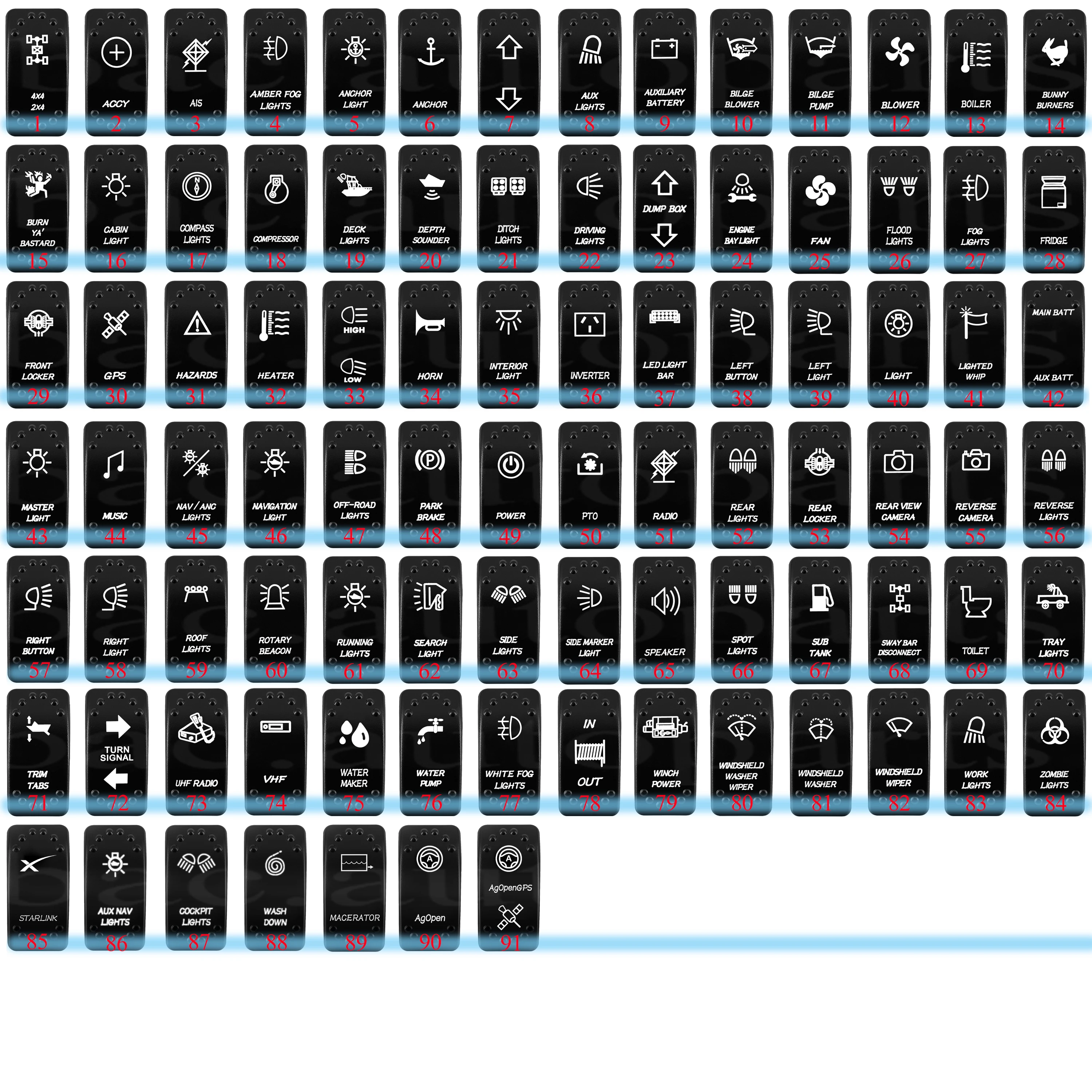 Laser Etched Rocker…