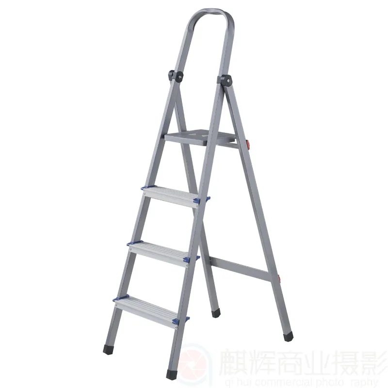 Folding ladder Household aluminum alloy Steel  Stair escalator Herringbone Indoor unilateral step-up