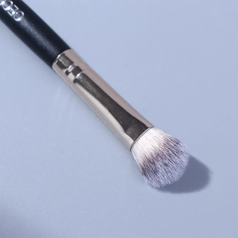 Outils poignée confortable poils denses Double extrémité fard à paupières brosse maquillage tache brosse ombre à paupières brosse cosmétique pour les yeux