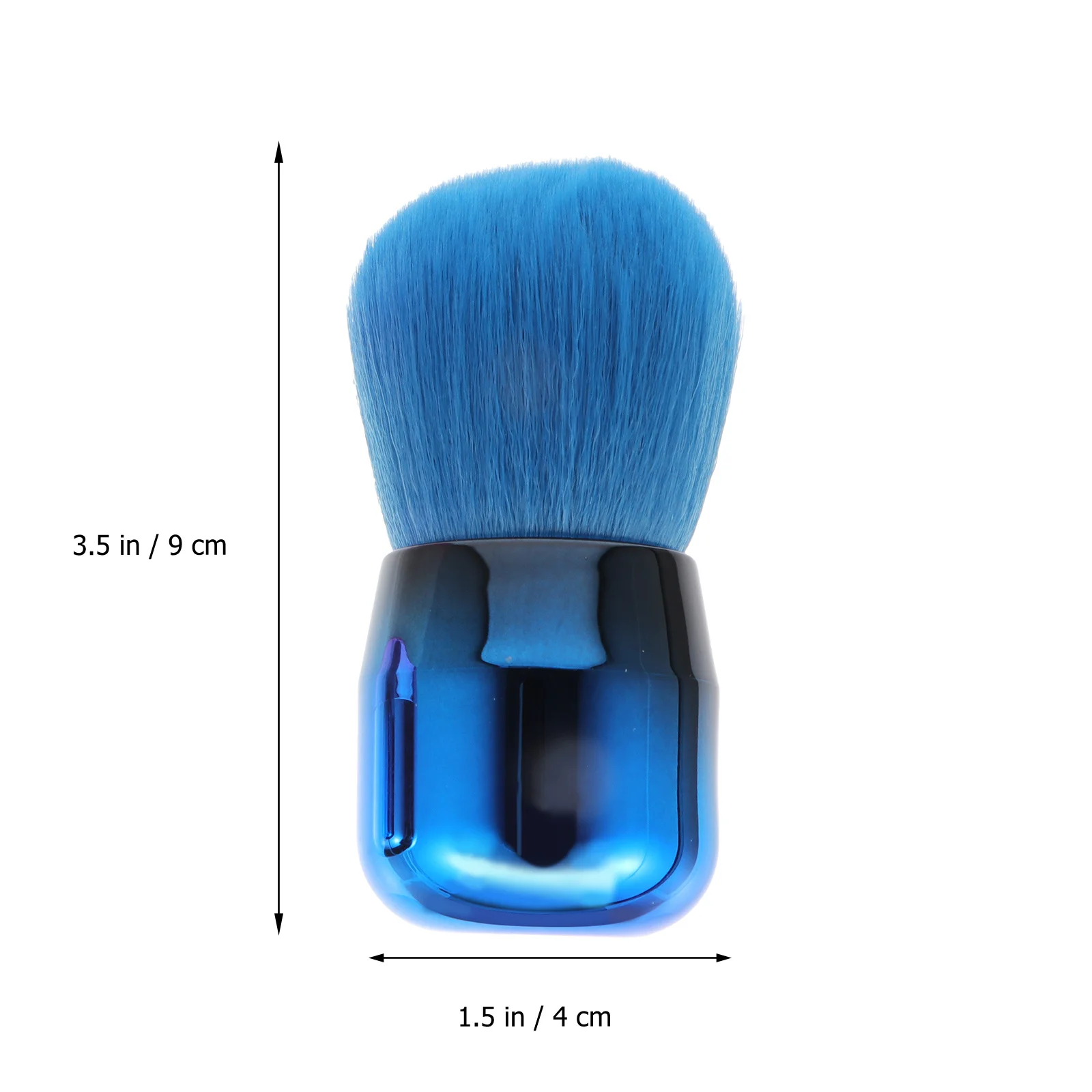 Juego de brochas de maquillaje con forma de seta, fibra sintética para colorete en polvo, base, aplicación facial, suave y densa, 2 uds.