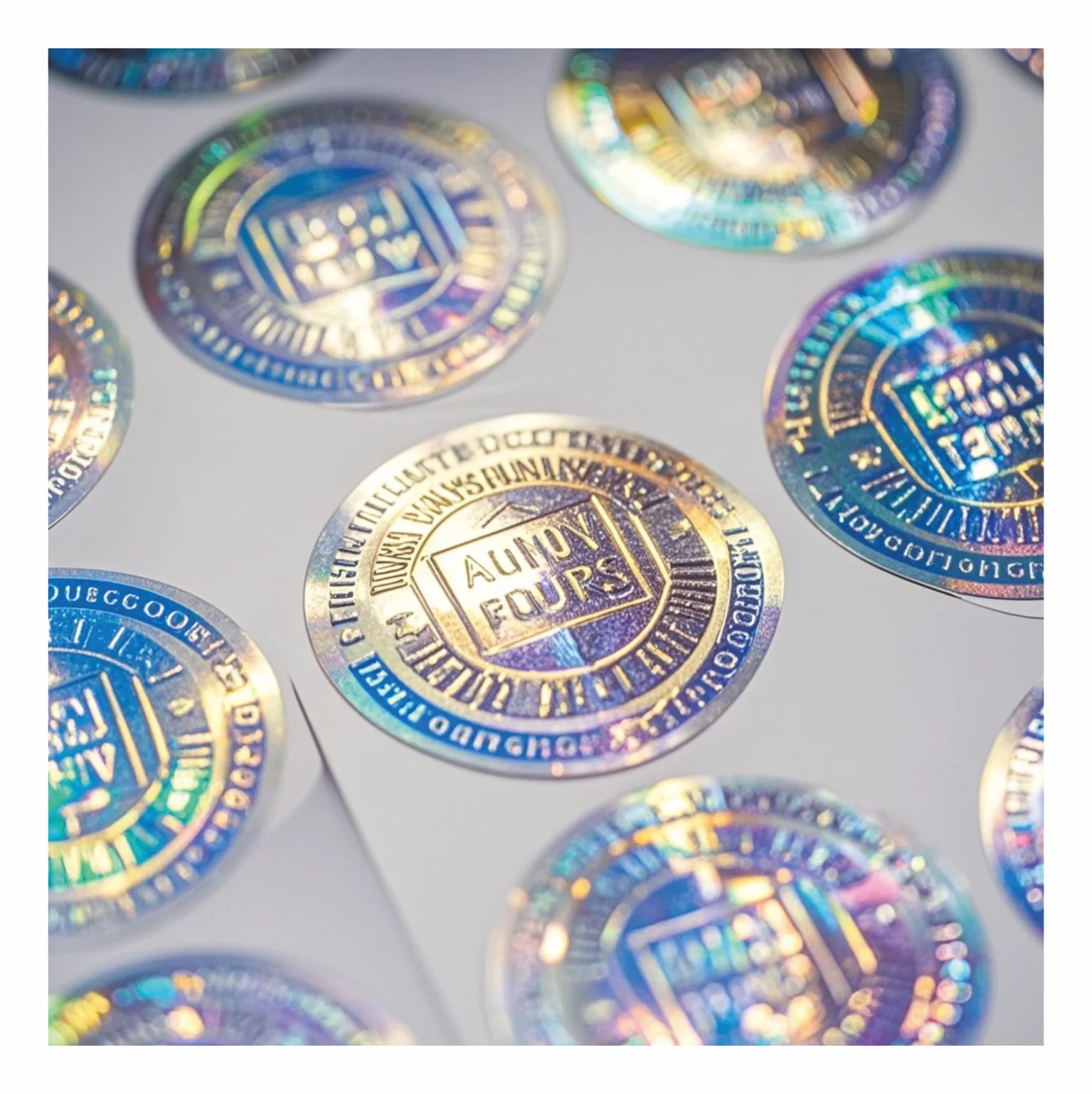 Hot Selling Hot Stamping Hologram Certificate PET Material Hologram With CE Certificate