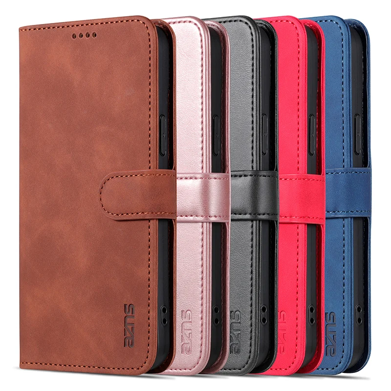 Luxury Leather Case for Samsung Galaxy S24 S21 S22 S23 Ultra Plus FE Stand Flip Wallet Cover Accessories With Card Slot Bag Hold