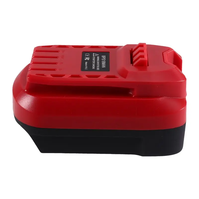 AA84 For Black& Decker Battery Adapter BPS18MAN For 18V 20V Lithium Battery Conversion Converter For Turn Flat Push