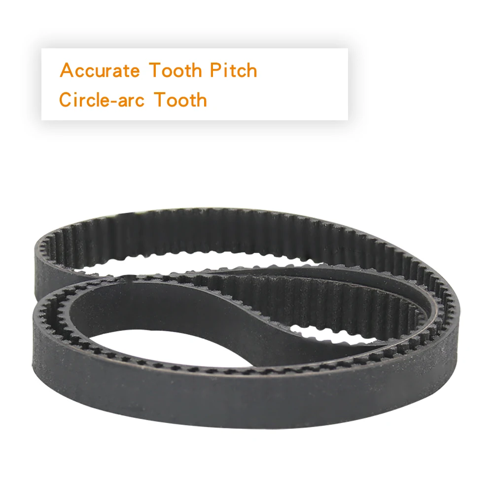 Toothed Belt 2GT-450/460/466/488/494/500/520/524/528/540 Closed Loop Rubber Transmission Belt Width 6/10 mm For 3D Printer Parts