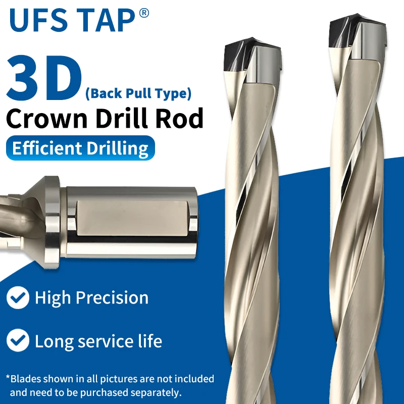 

UFS TAP 1PCS KS Crown Drill 1.5D/3D/5D Back Pull Type Internal Cooling Carbide Bit Standard Diameter 12.5-20.9mm Indexable Drill
