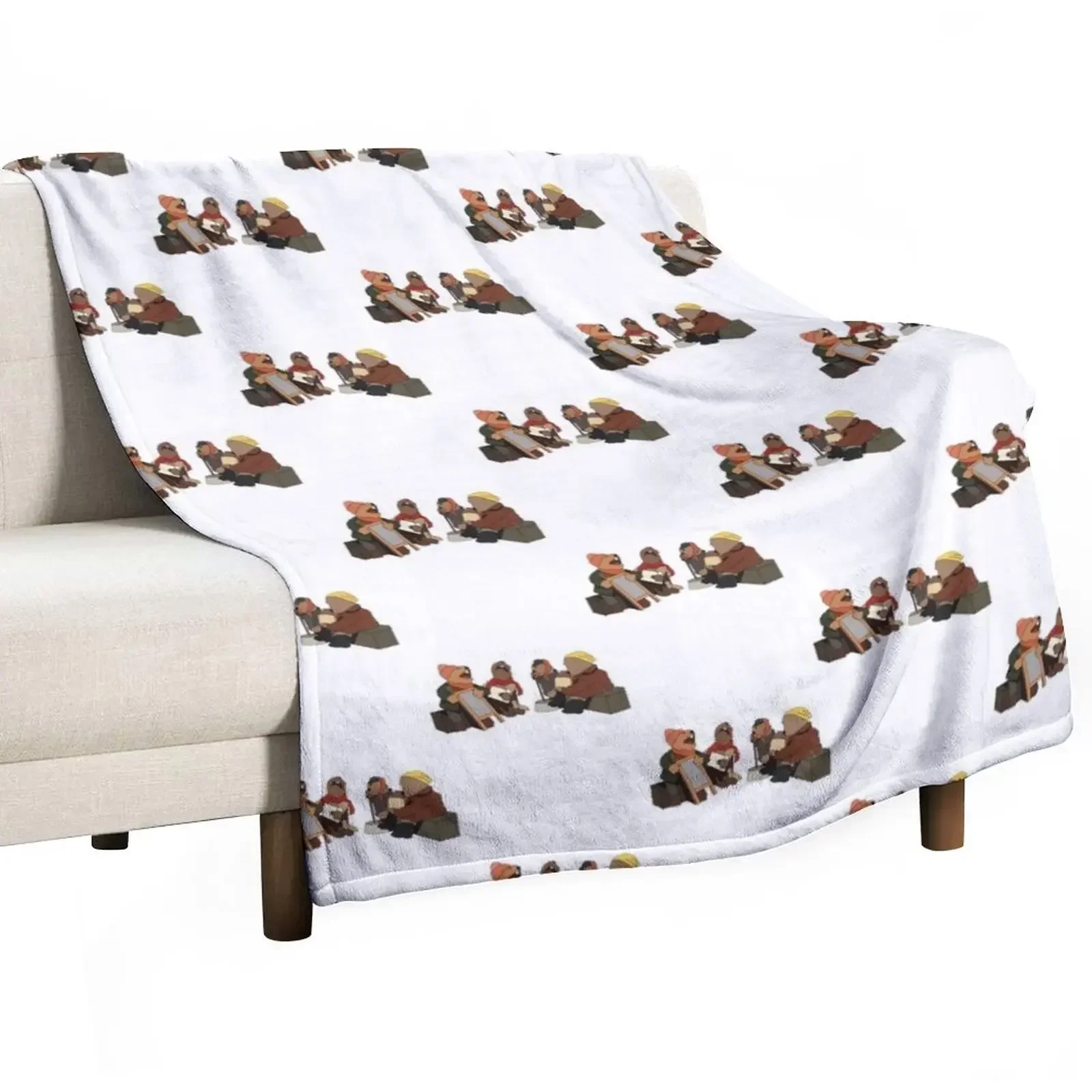 emmet otters jug band Throw Blanket Sofas Fashion Sofas Blankets