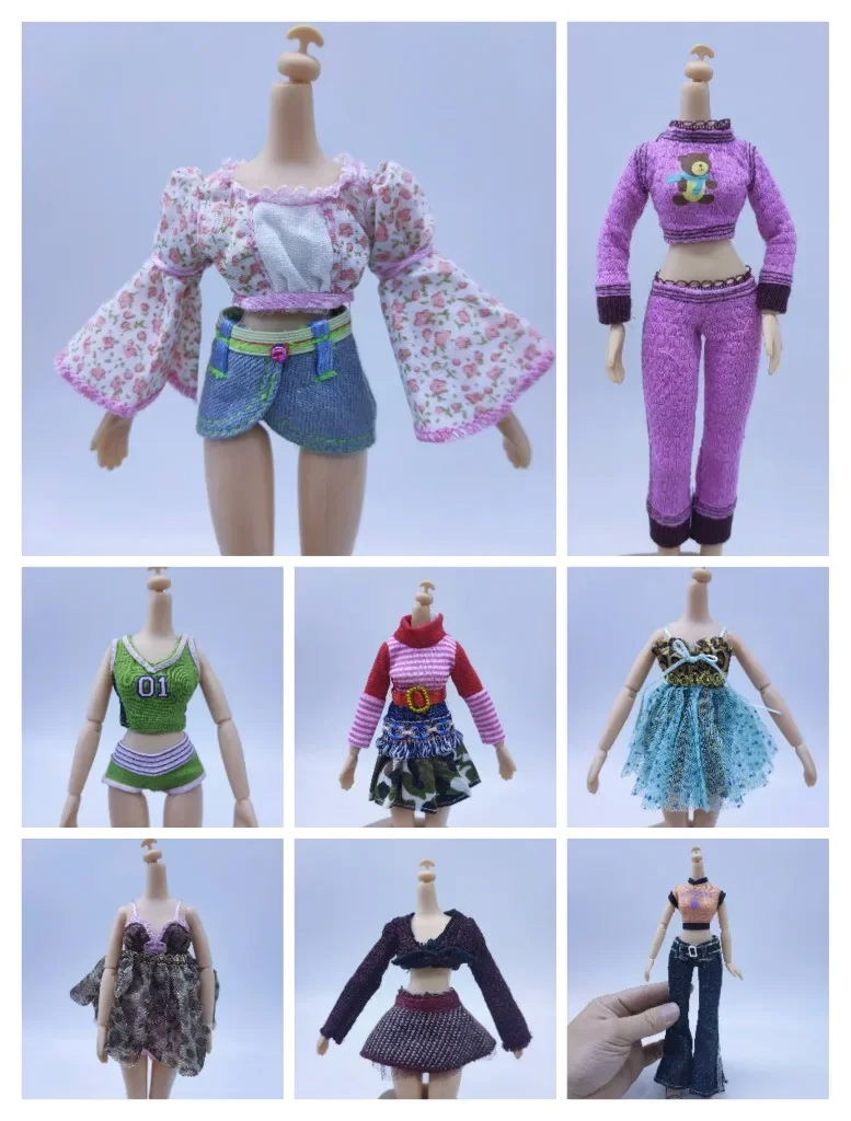 Monstering High Doll for doll Dressing Soft Casual Wear Handmade Clothes Outfit Doll Clothing Girl Toys