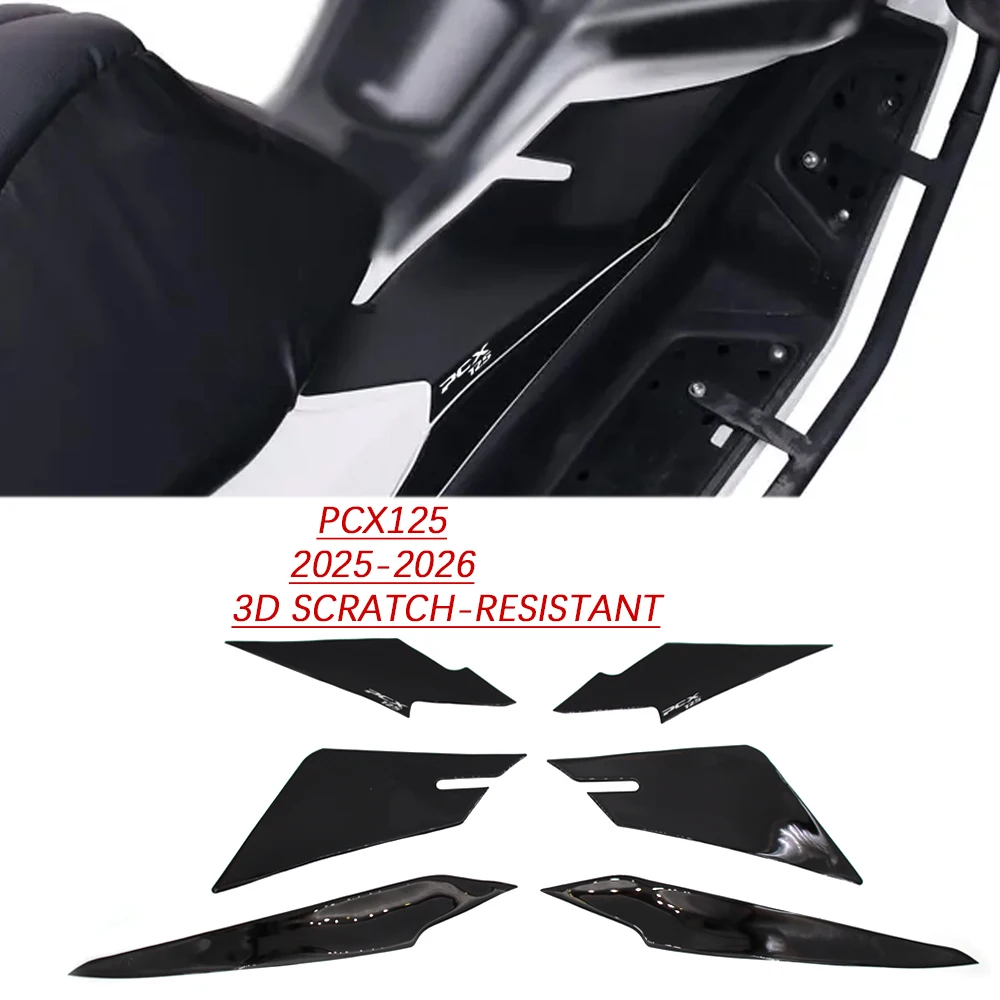

For Honda PCX 125 3D epoxy resin sticker protection Stickers kit For Honda PCX 125 PCX125 2025-2026 New Motorcycle side Foot Bo