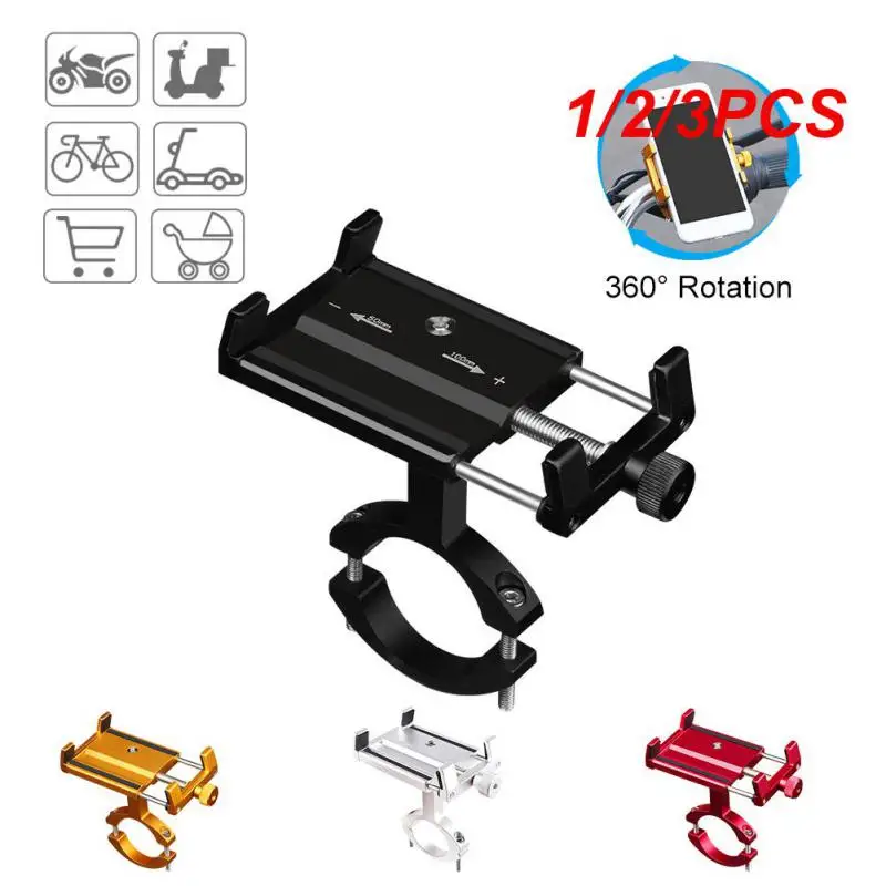 سبائك الألومنيوم دراجة هوائية جبلية حامل هاتف المحمول المضادة للانزلاق دراجة نارية صدمة برهان الثابتة الملاحة قوس الملحقات