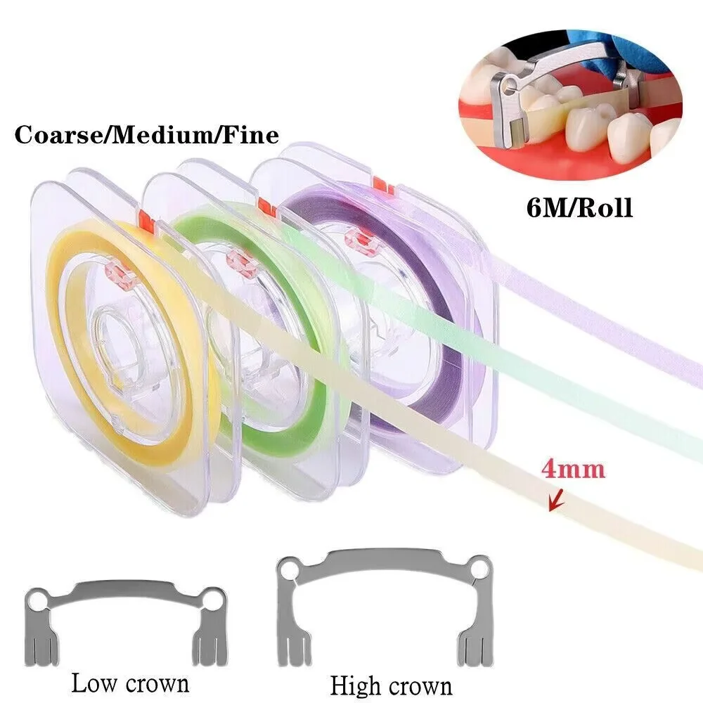 

Dental Polishing Strips Composite Resin Polyester Sanding Finishing Strip Holder
