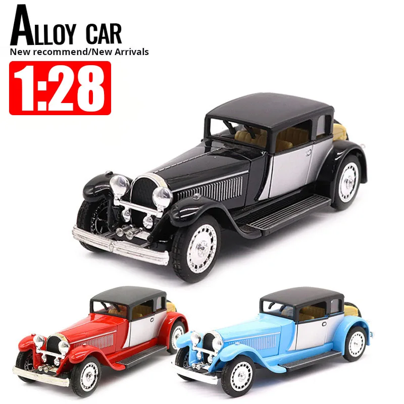 1:28 Car Model Super Classic Pull Back Toy Car Educational Collection Door Open Car Model Gift Gift Car for Audi