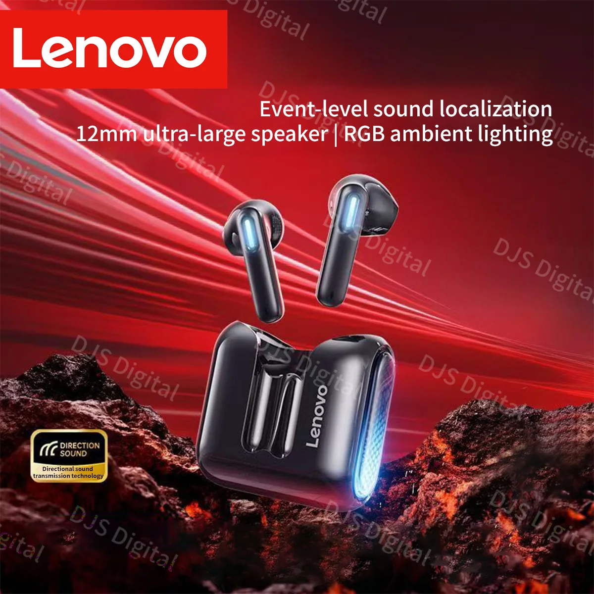 Lenovo New  EA189 Bluetooth 6.0 True Wireless Earbuds ENC In-Ear Buds Earphones Low Latency Headphones for Gaming Long Endurance image 6
