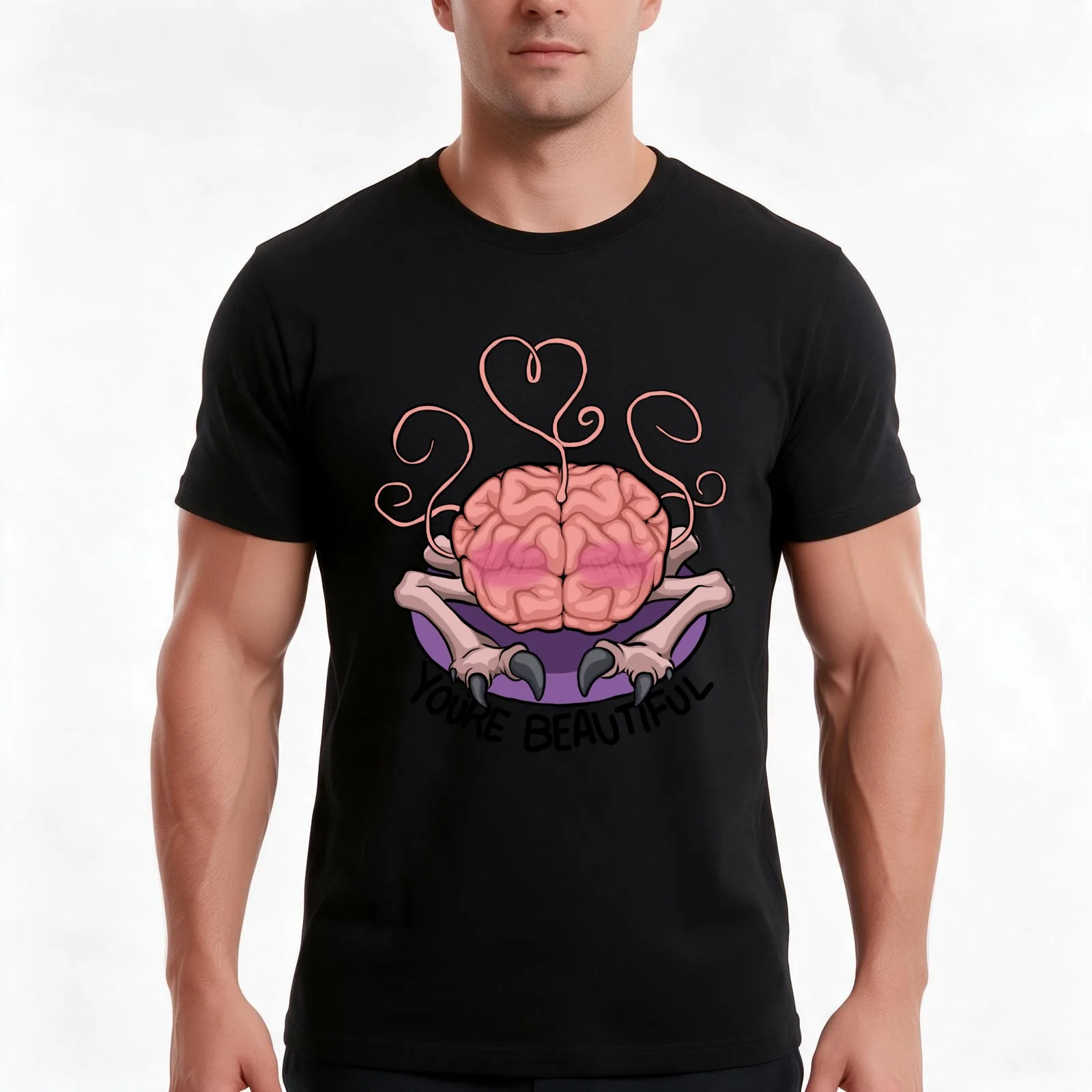 Intellect Devourer - Beautiful T-Shirt Summer Casual Cotton Tee Oversized Streetwear Tops Vintage Graphic Print 100% Cotton