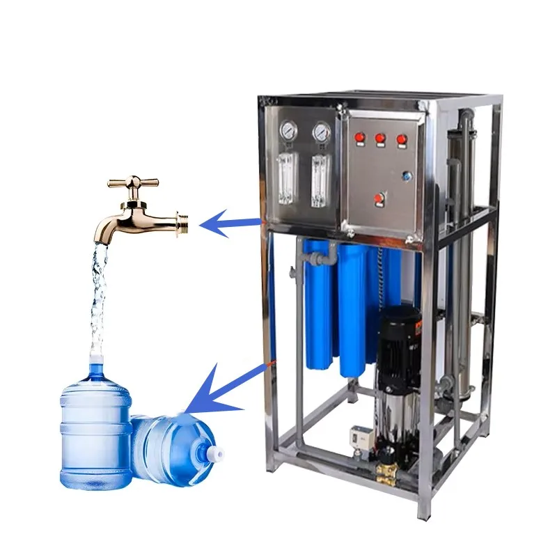 

OEM/ODM 500LPH RO Water Treatment Machinery Customizable Capacity High Desalination Reverse Osmosis Unit