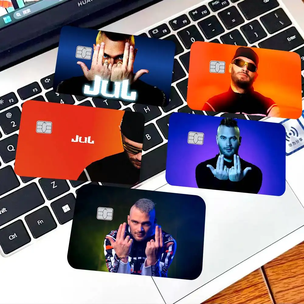 Kpop Singer JUL Anime Front Cover Film Sticker Skin for Credit Debit Card Small Large Chip