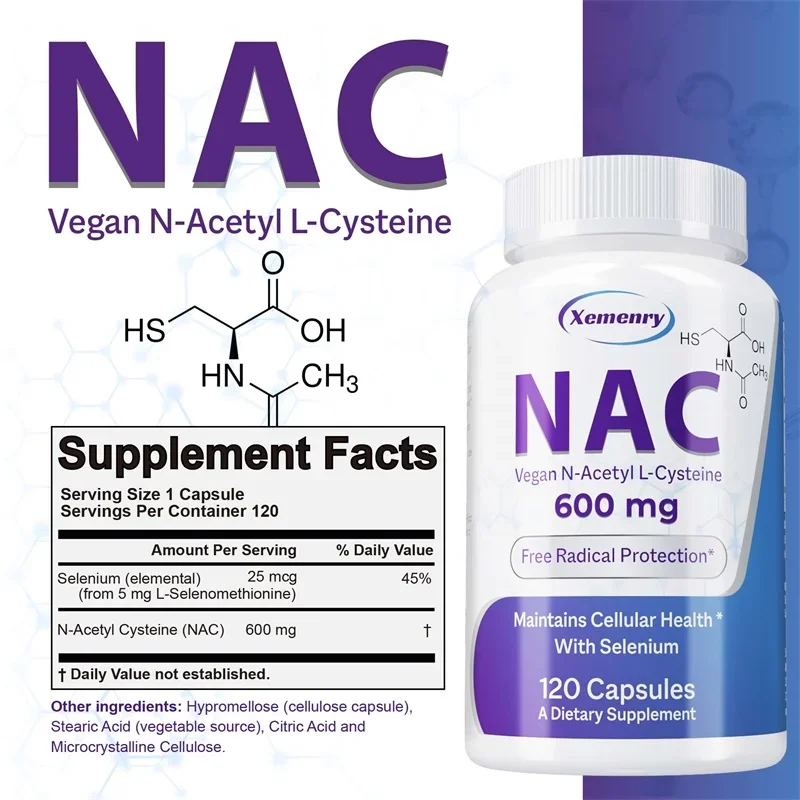 NAC - Intracellular Antioxidant Complex, Promotes Cleansing, Detoxification and Repair, Antioxidant