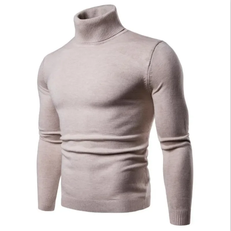 

14colors！2024 Autumn and Winter New Men's All-match Turtleneck Sweater Korean Version Slim Men's Casual Pullover Sweater