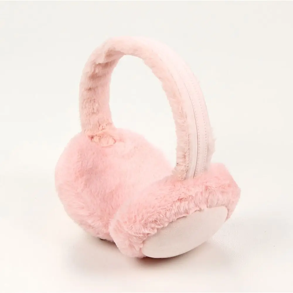 

Уличные женские и мужские мягкие плюшевые наушники с защитой от холода, пушистые наушники, зимние теплые складные наушники