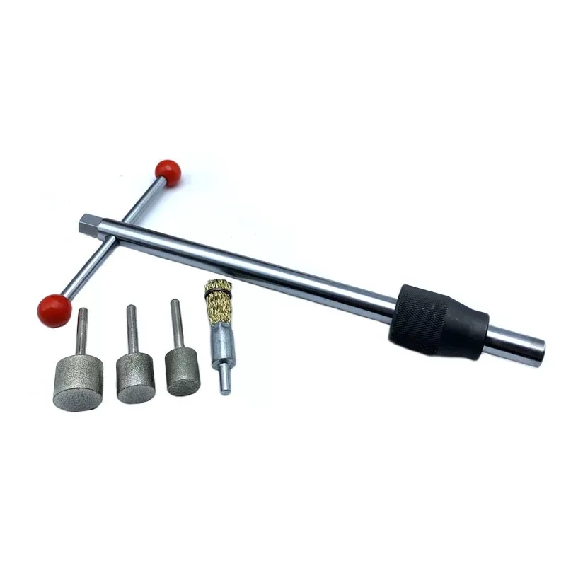 

Engine Fuel Injector Copper Sleeve Flat Cylinder Head Inner Hole Repair Grinding Tools For Xichai Weichai