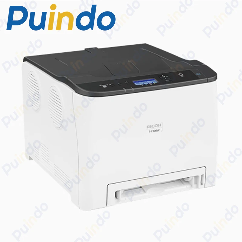 새로운 Ricoh P C300w 컬러 레이저 프린터 - 가정 및 사무실용 A4 무선 WiFi 양면 인쇄