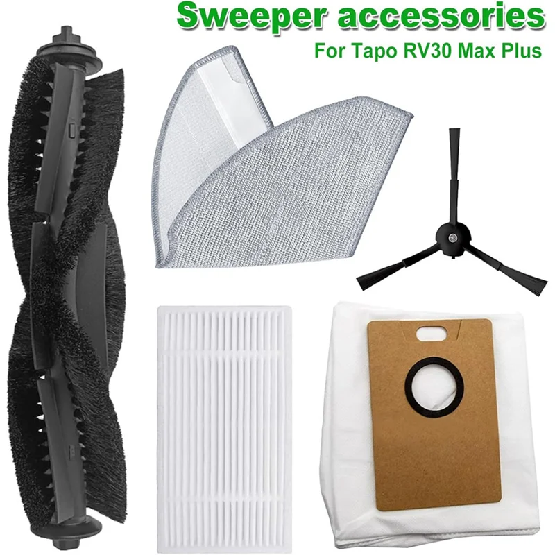 Peças de reposição do kit de acessórios AT28 para aspirador de pó Tapo RV30 Max Plus, RV20 Max Plus