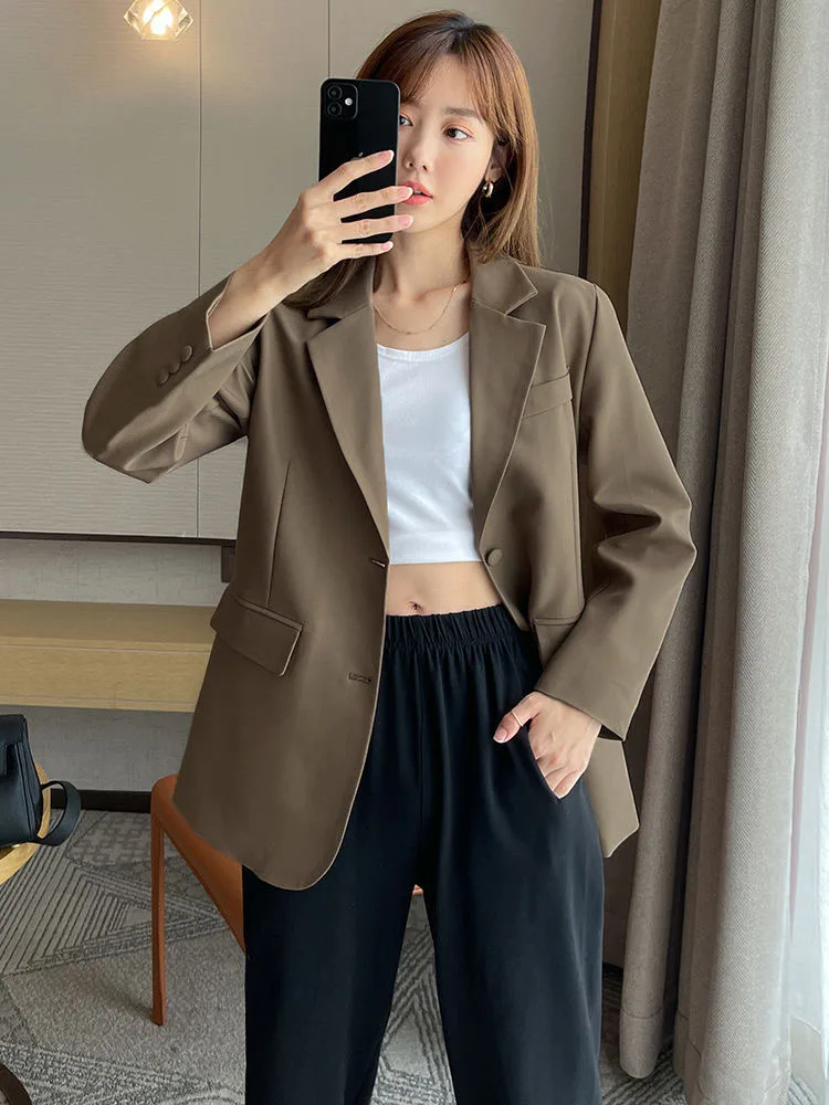 

Женский пиджак, горячая распродажа сезона, новинка весны и осени, уличный стиль, высокий дизайн, ниша, повседневная одежда в стиле вестерн