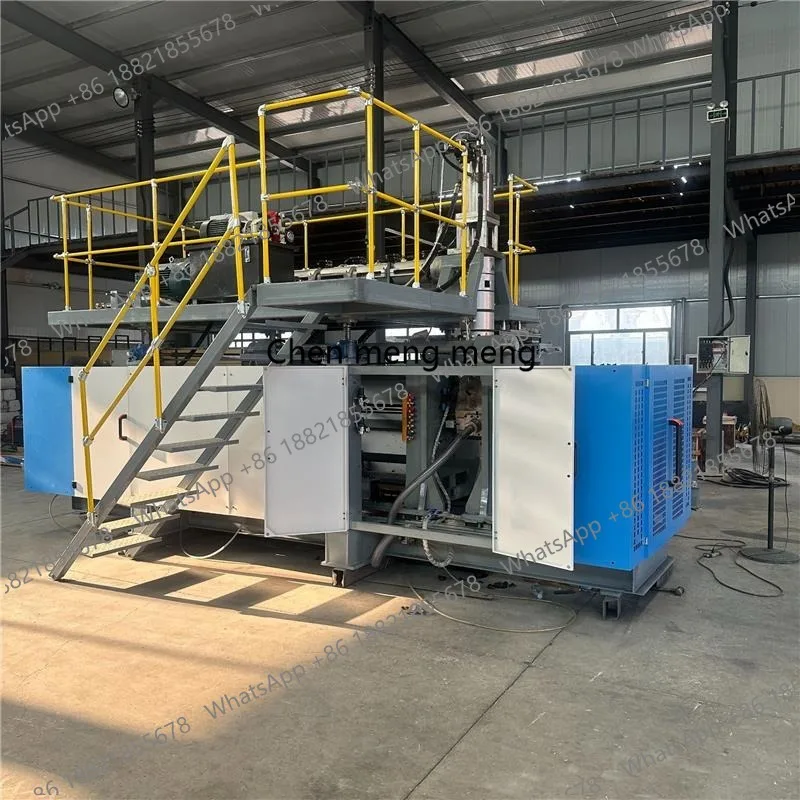 Automatic large plastic hollow blow molding machine barrel blowing machine
