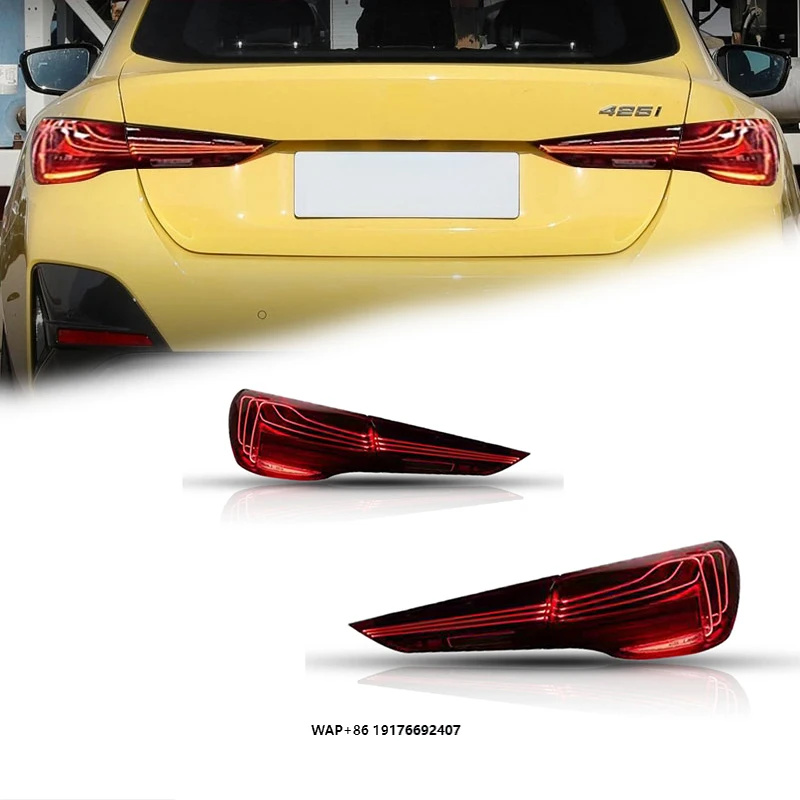 FT Car Light ForBMW 4 Series G22 G23 G82 M4 Taillight 2020-2024 LED Tail Lamp Dynamic Turn Signal Light Car Taillights Assembly