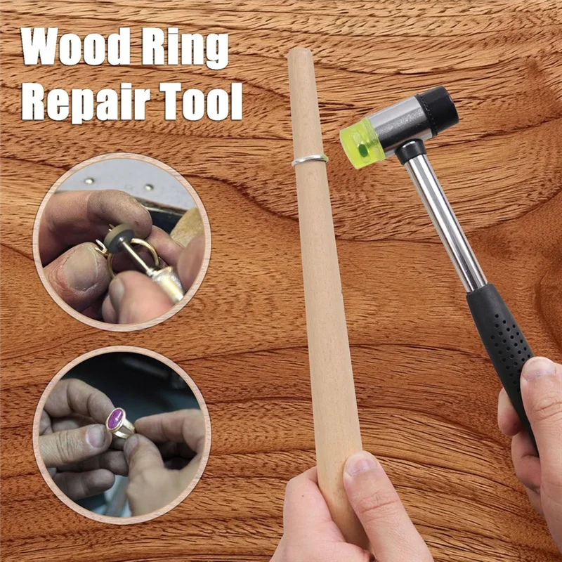 

Adult Jewelry Making Kit Ring Shaping Tool Fixing Bend Ring Metal Sizing Measuring Repair Kit Withjewelry Malletm12k