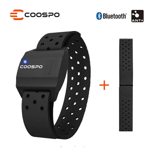 Monitor pracy serca COOSPO Opaska optyczna Fitness Outdoor Beat Sensor Bluetooth 4.0 ANT do komputera rowerowego Garmin Wahoo