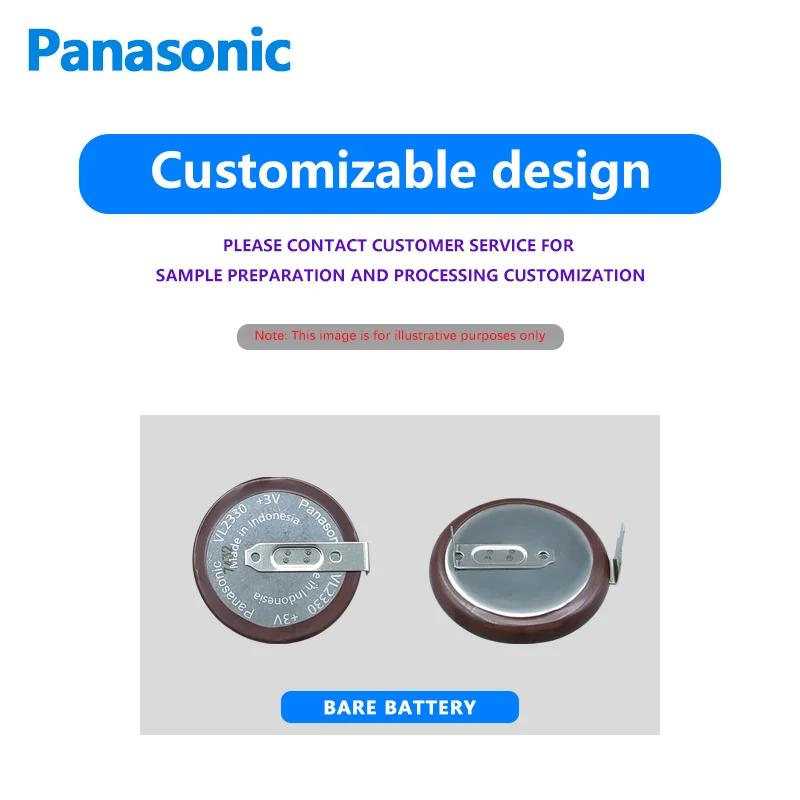 1PCS Panasonic VL2330 3V 180 ° welding leg Discovery 3 Freelander 2 Car Remote Control Battery with Soldered Legs