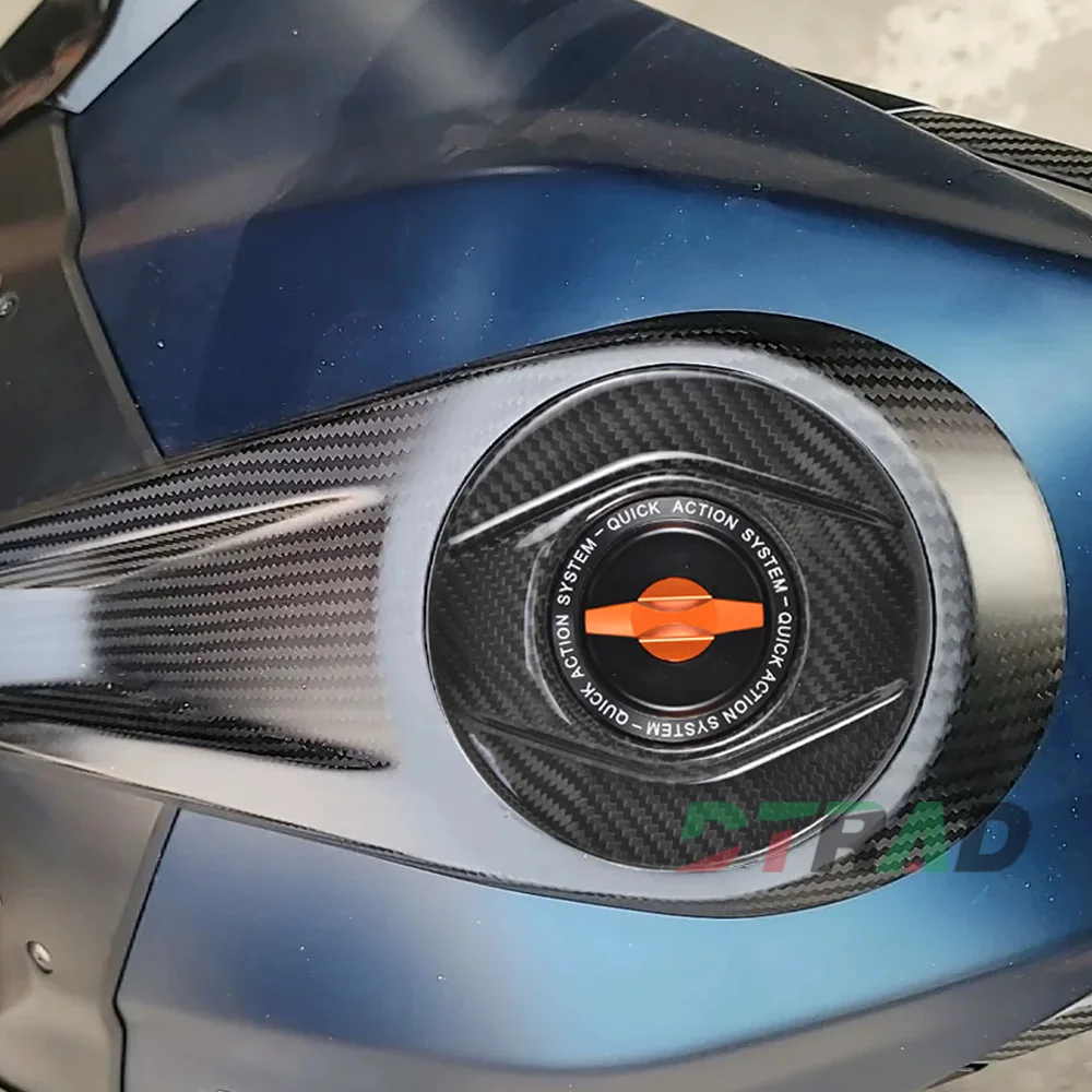 For 1290 SUPER DUKE R GT 2014-2023 1090 1190 Super Adventure Quick Fuel Filler Cap With Spin Locking Carbon Gas Oil Tank Cover