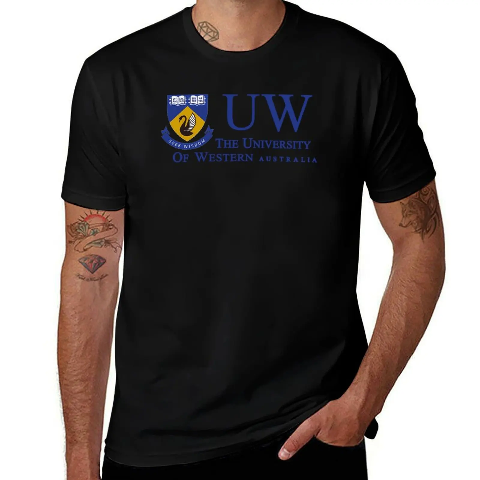 University of Western Australia Seek Wisdom T-Shirt Summer Holiday Casual Tee T-Shirt