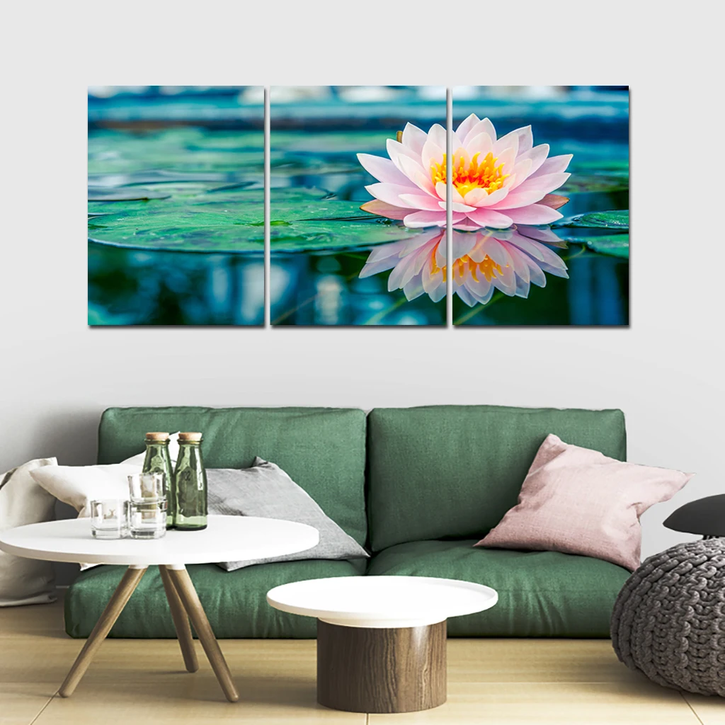 

Zen Buddha Statue Stone Green Bamboo Flowers Canvas Painting SPA Massage Yoga Shop Poster Print Wall Art Picture for Home Decor