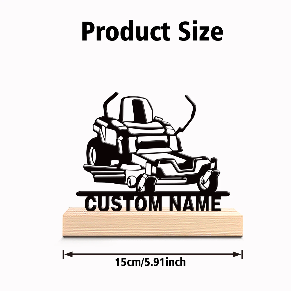 A minimalist modern customization All-Terrain Vehicle Iron figure/animal wooden base desktop decoration Wooden base adventure t