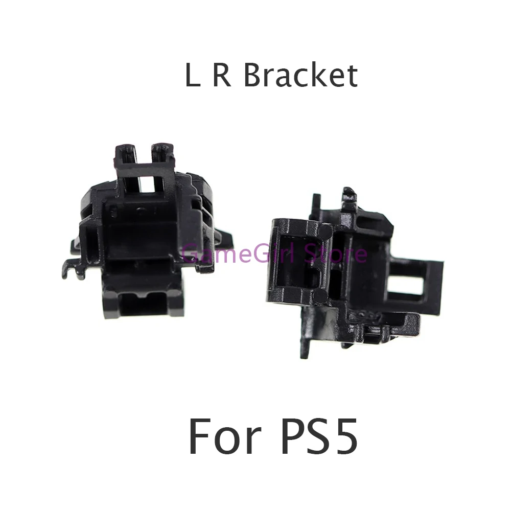 

200pcs Black Plastic L2 R2 Trigger Button Frame Support L R Bracket Holder For Playstation 5 PS5 Controller Replacement