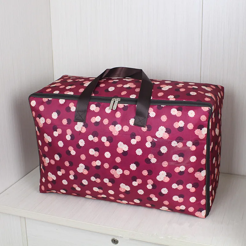 

Kindergarten Quilt Bag Portable Oxford Cloth Sorting Bag Moving Bag Dustproof Storage Package Clothes Organizer Travel Organizer