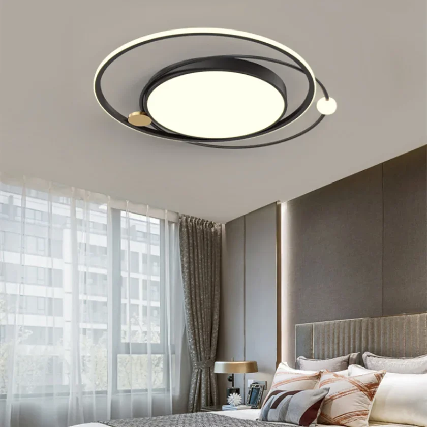 Modern Led Living Room Ceiling Lights Bedroom Kitchen Dining Room Decoration Lamp Chandeliers Nordic Indoor Home Lustres Gold