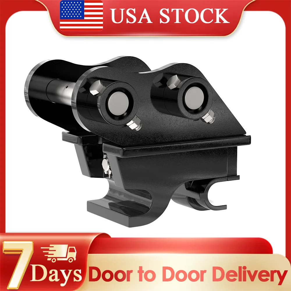 새로운 소형 굴삭기 금속 퀵 커넥터 액세서리, 센터 휠베이스 3.74인치, 구멍 직경 0.98인치(미국)