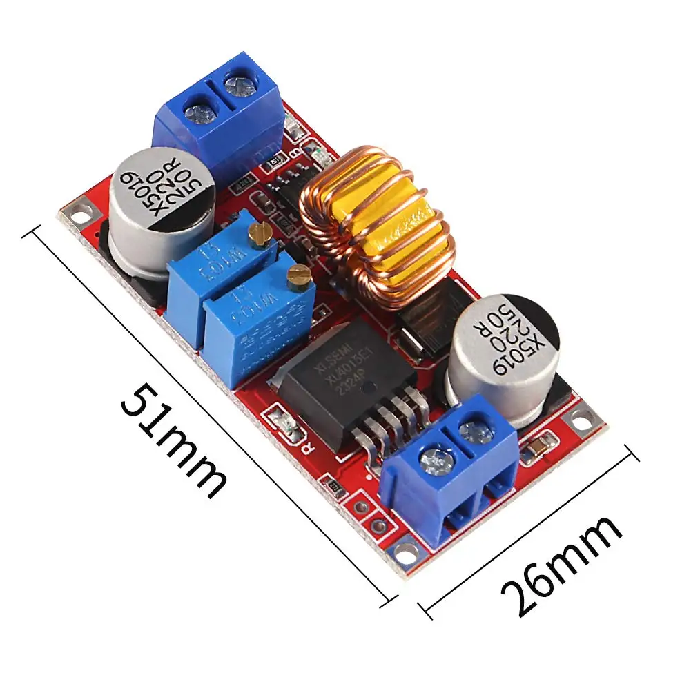 3pcs 5A DC-DC Adjustable Buck Converter XL4015 4-38V to 1.25-36V Step Down Power Supply Voltage Regulator Power Module