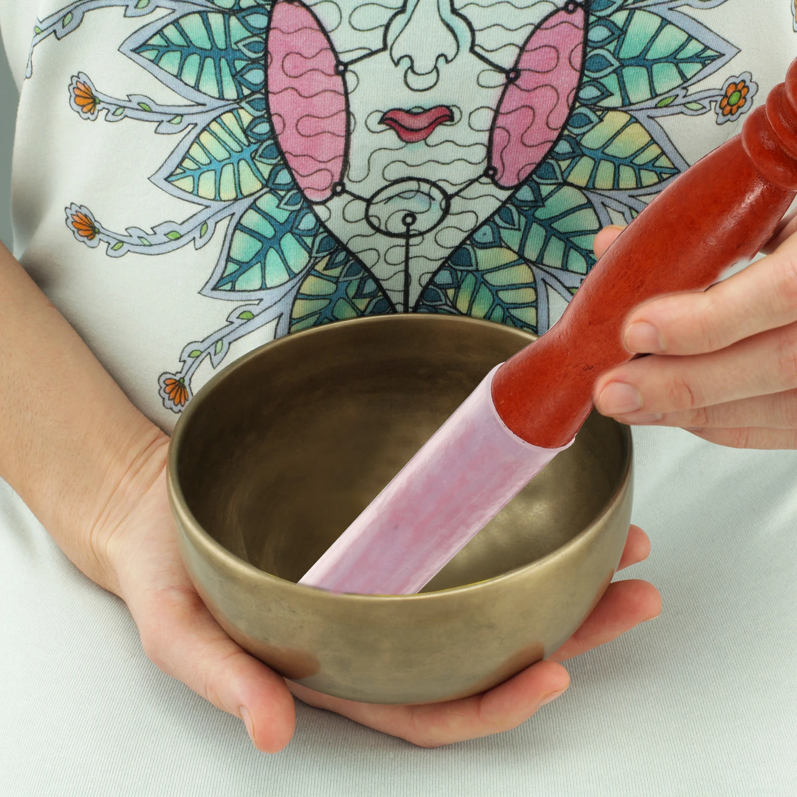 

Musical Instrument Sound Therapy Stick Batter Crystal Bowl Rapping Buddha Percussion
