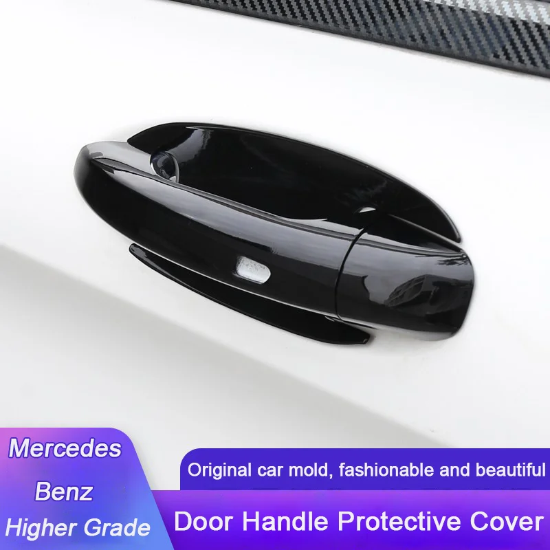 For Mercedes Benz GLC X253 A B C E S Class W177 W247 W205 W213 W221 GLA GLB X247 Car Door Handle Bowl Trim Cover Frame Accessory