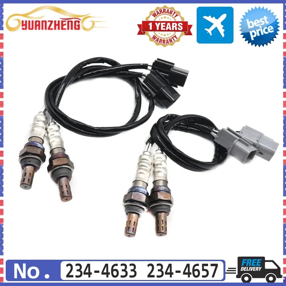 4pc 234-4633 234-4657 New Up+Downstream Air Fuel Ratio Lambda O2 Oxygen Sensor For Mitsubishi Montero Sport V6 234-4741 234-4742