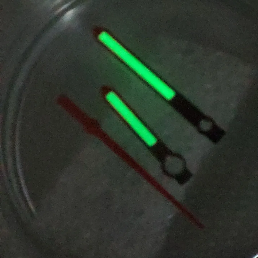 NH35 Hands Drawing Process Silver Orange Hands Green Glowing Watch Accessories For NH34 NH35 NH36 NH38 NH70 4R 7S Movement
