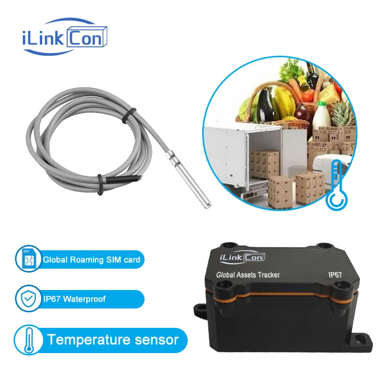 

iLinkCon Global 4G Gps Tracker Sensor Support magnetic Cloud Storage gps tracker