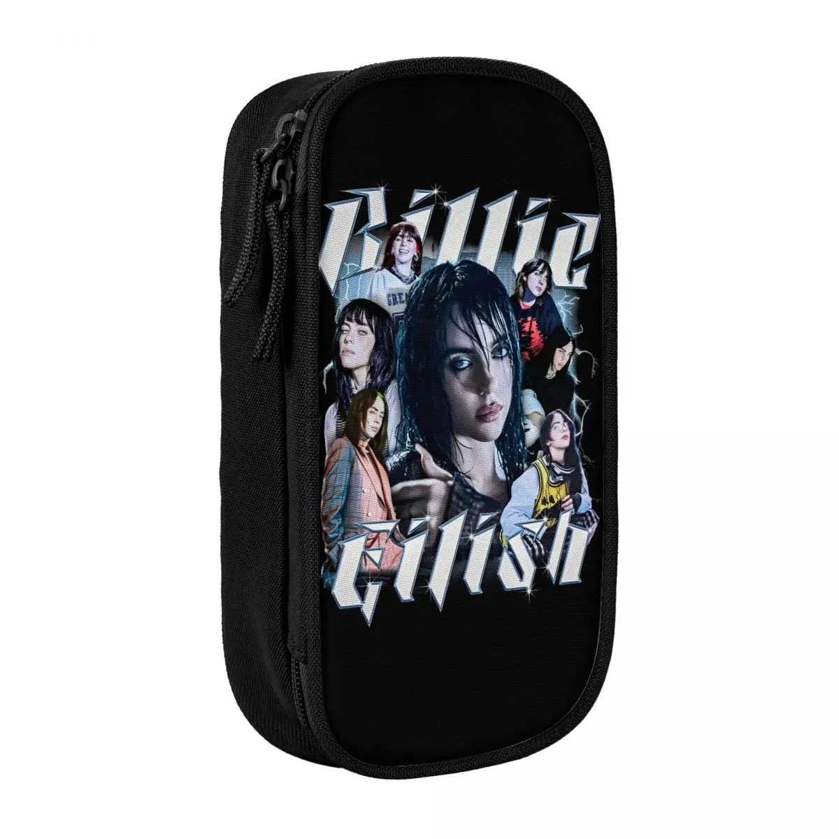 

Музыка B-Billie E-Eilish певица пенал классические сумки для ручек детские большие школьные принадлежности для хранения пеналы на молнии