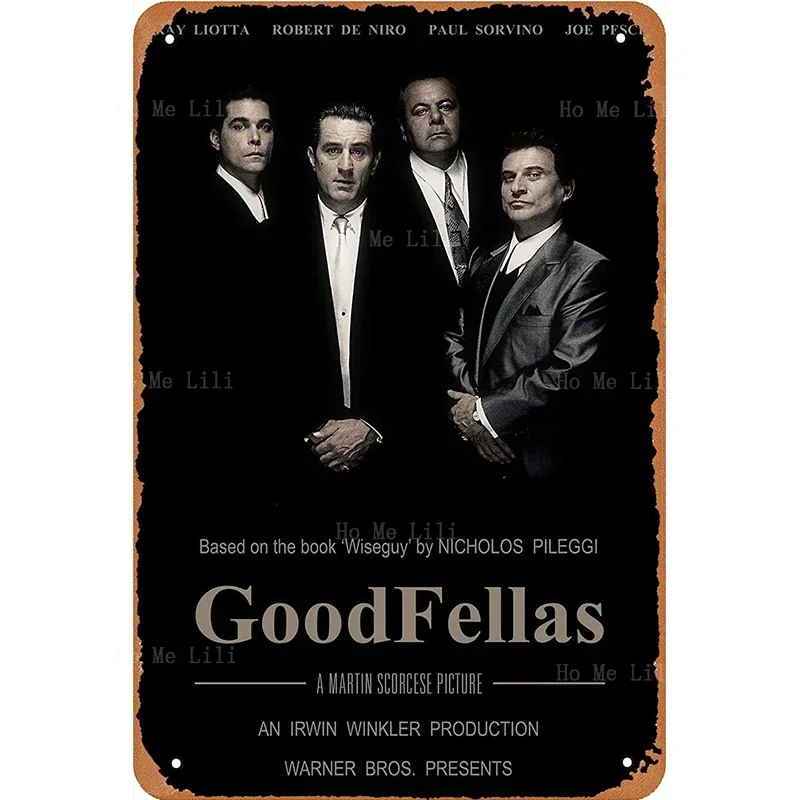 

Retro Metal Sign Vintage Movie Goodfellas Poster For Plaque Cafe Bar Home Wall Decor Art Gift